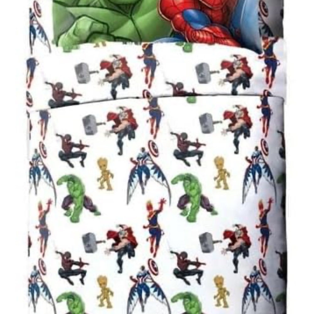 Marvel Avengers Kids Twin Sheet bedding Set